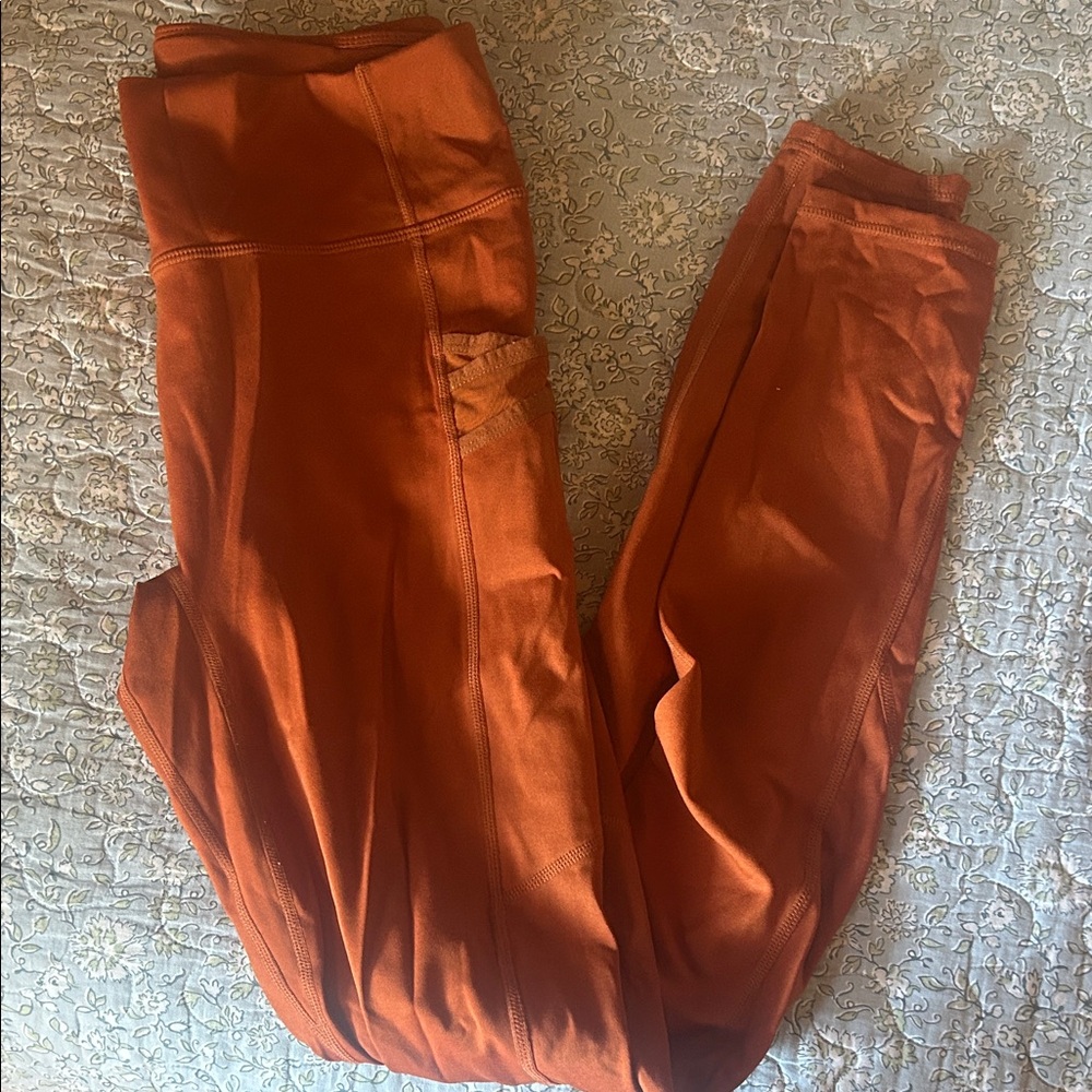 Fabletics Burnt Orange Full Length Leggings